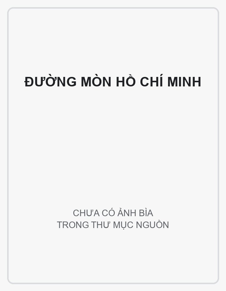 Bìa Đường mòn Hồ Chí Minh