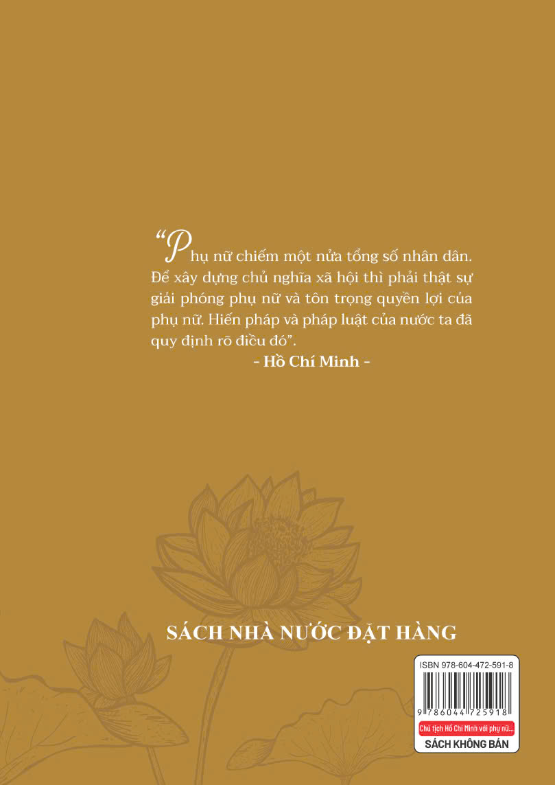 Chủ tịch Hồ Chí Minh với phụ nữ, phong trào phụ nữ và bình đẳng giới