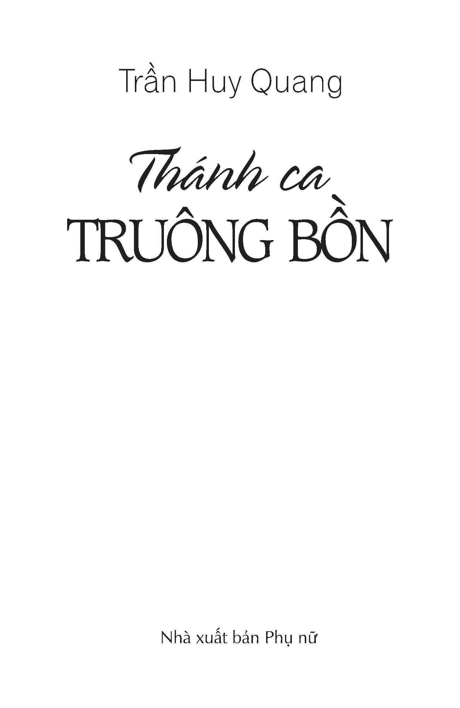 Thánh ca Truông Bồn