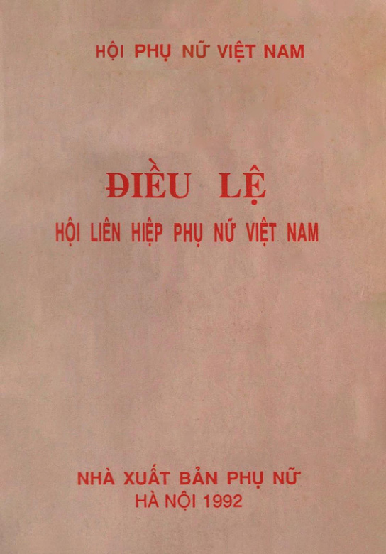 Điều lệ Hội Liên hiệp Phụ nữ Việt Nam lần thứ VII