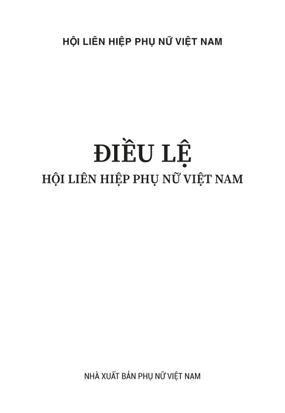 Điều lệ Hội LHPNVN