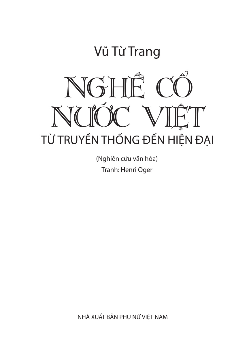 Nghề cổ nước Việt