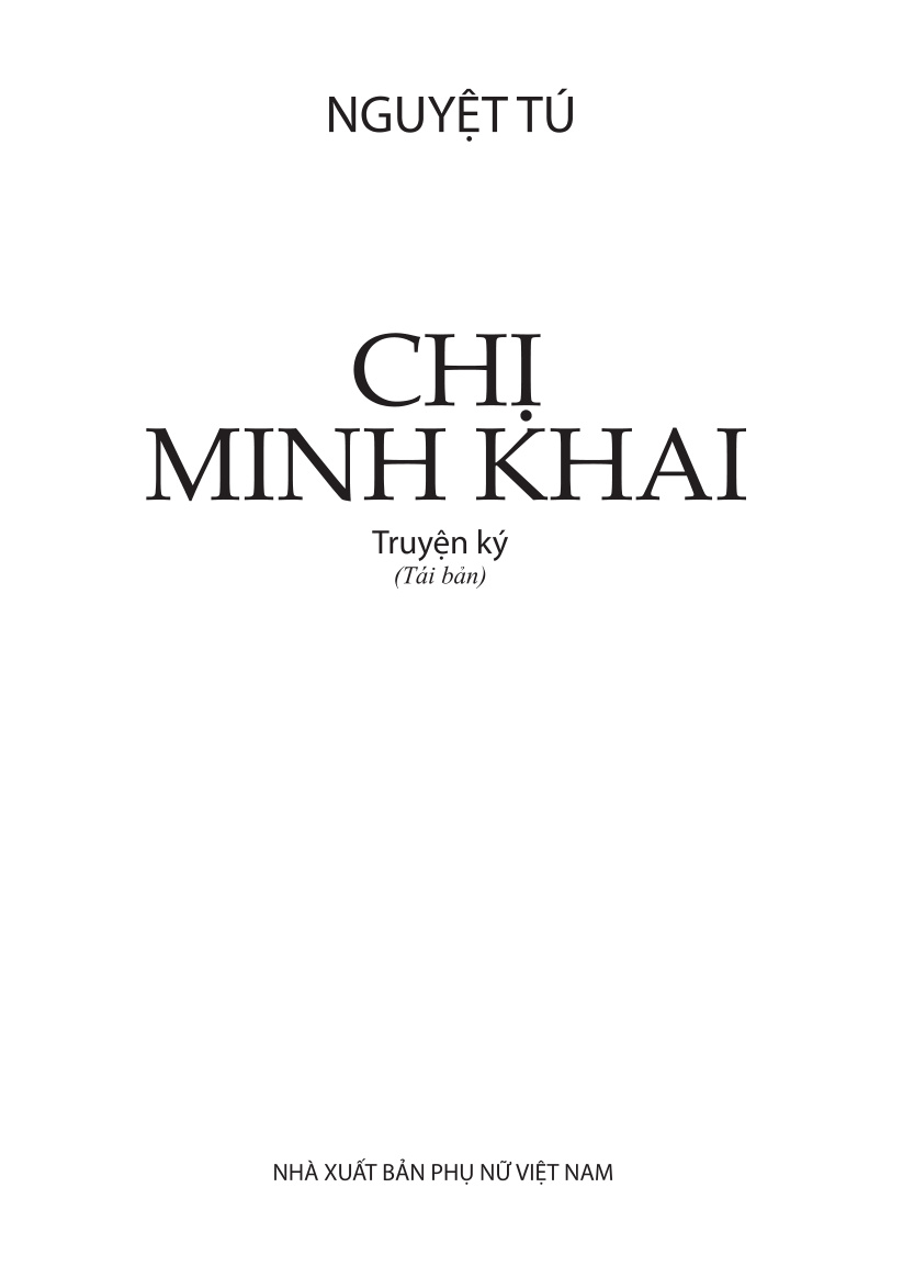 Chị Minh Khai