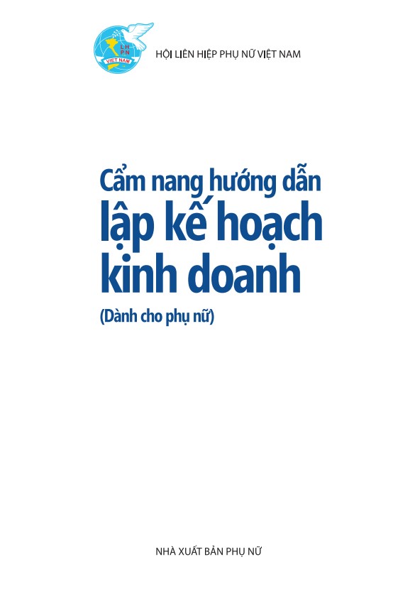 Cẩm nang hướng dẫn lập kế hoạch kinh doanh (dành cho phụ nữ)