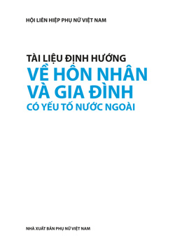 Tài liệu định hướng về hôn nhân và gia đình có yếu tố nước ngoài